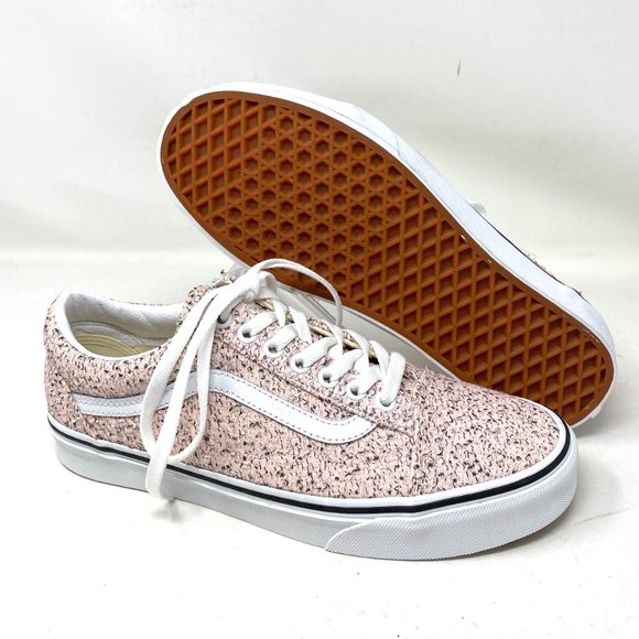 🌹 Sale 🌹 VANS Old Skool Boucle Pink Women’s Size 8 9 Sneakers VN0A38G118B - Picture 3 of 16